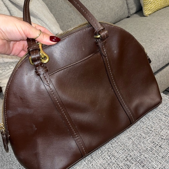 Coach Brown Leather Handbag - Picture 8 of 10